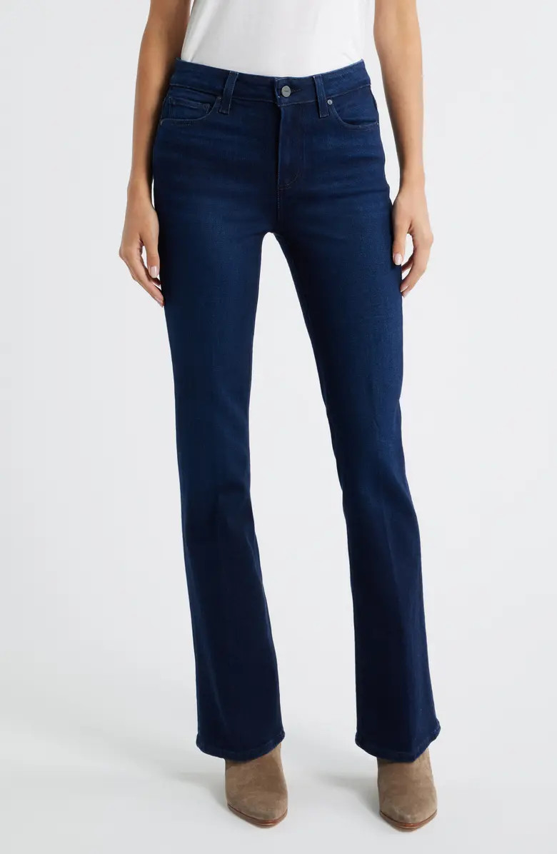 PAIGE Manhattan High Waist Bootcut Jeans | Nordstrom | Nordstrom
