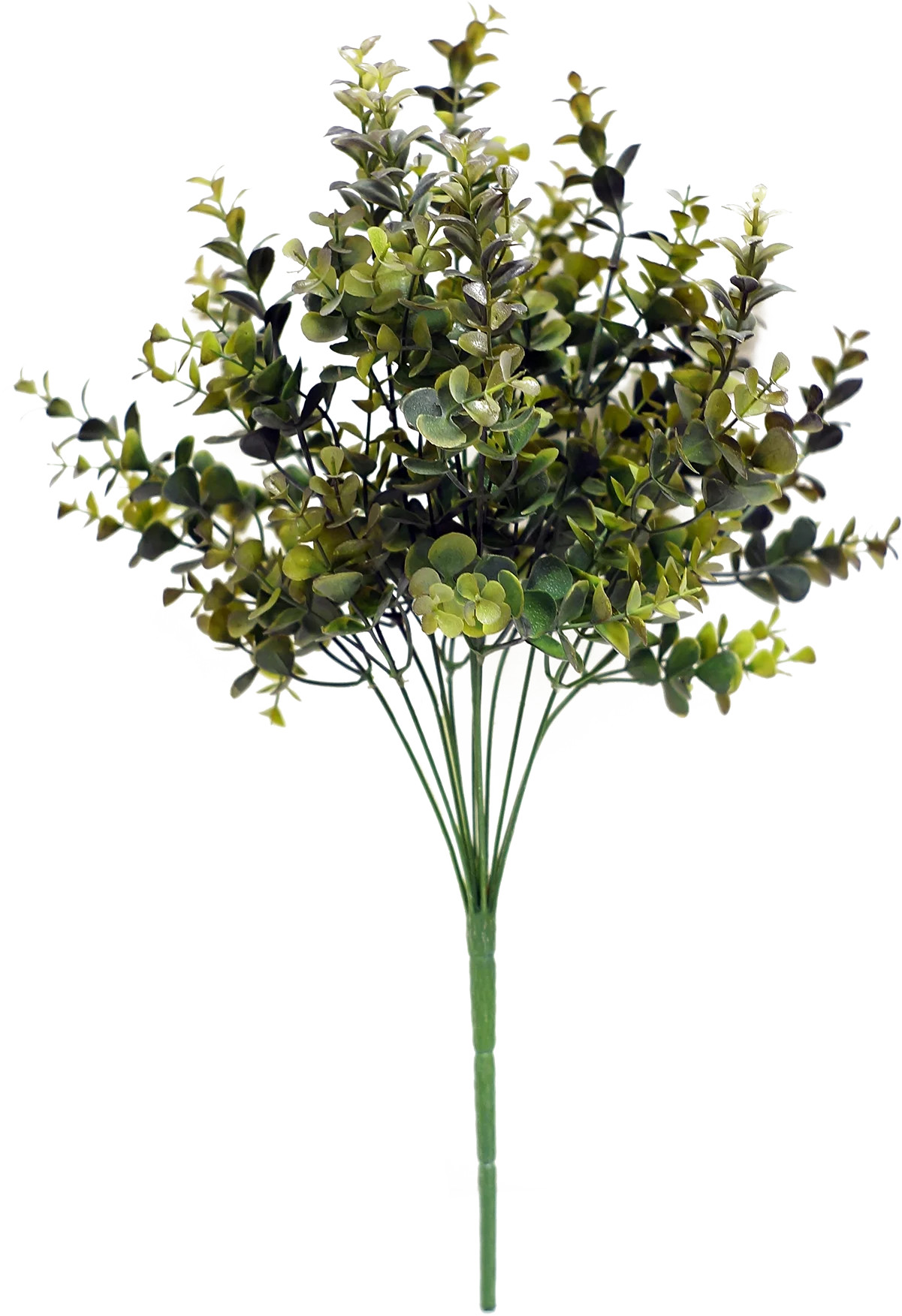 Mainstays Artificial Flowers, 20" Green Single Long Stem Faux Eucalyptus Bush - Walmart.com | Walmart (US)