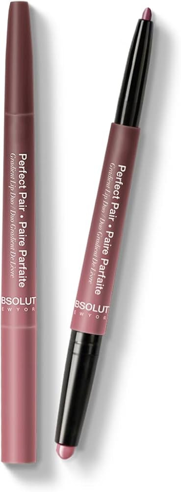 Absolute New York ALD04 Perfect Pair Lip Duo, Fuller and Poutier Lips, Deeper Shade For Lip Conto... | Amazon (US)