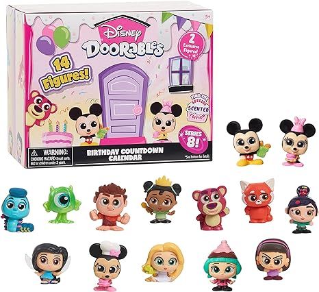 Disney Doorables Countdown to Birthday Calendar, Collectible Blind Bag Figures, Kids Toys for Age... | Amazon (US)