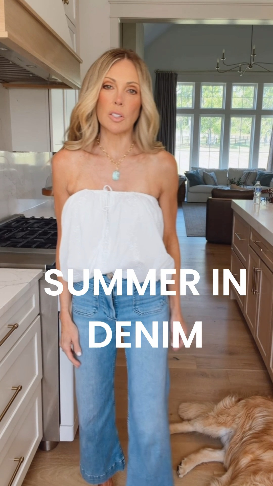 If you need a lightweight denim that works for most occasions, this is hands down my most worn pair of jeans. True to size. 

I also linked inspired versions of my sandals.

#LTKootd #LTKdayinmylife #LTKmomlife