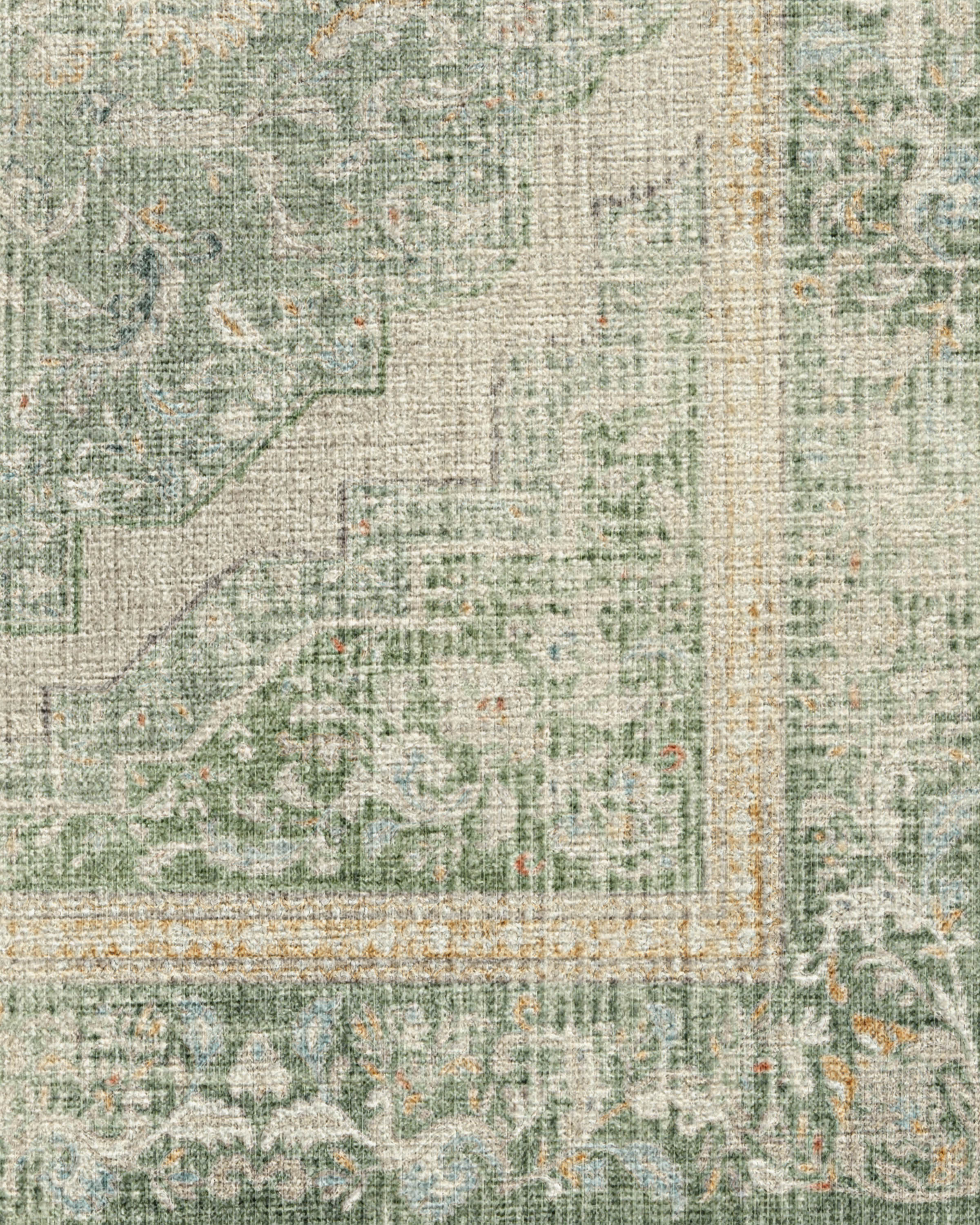 Adeline Natural Sage Flatwoven Rug | Ruggable