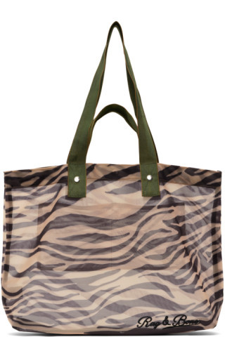 rag & bone - Tan & Brown Medium Addison Tote | SSENSE