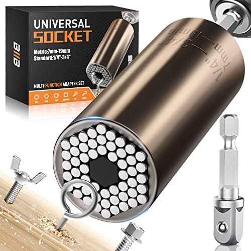 BIIB Stocking Stuffers Gifts for Men, Universal Super Socket, Cool Gadgets for Men Gifts for Dad,... | Amazon (US)