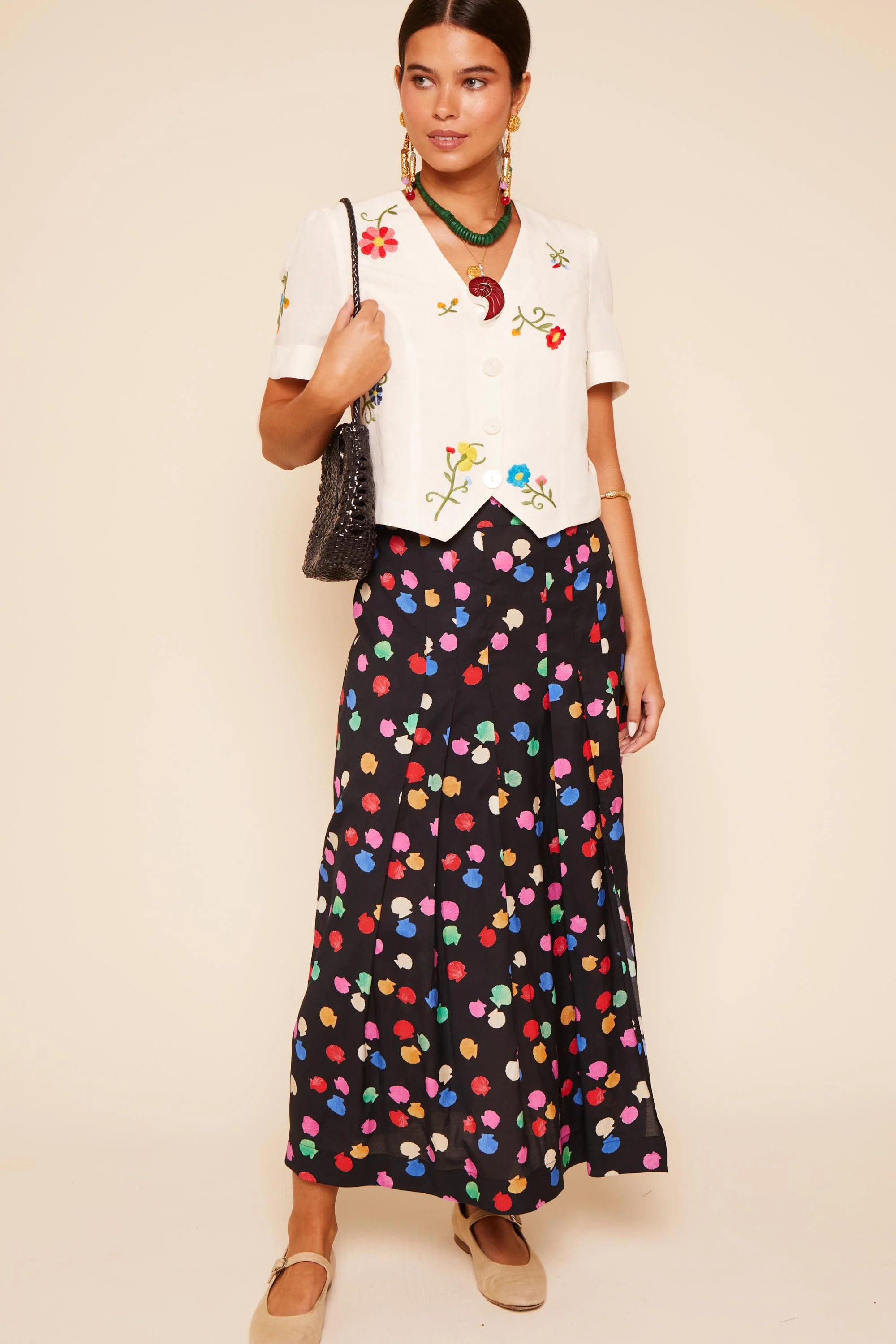 Noele - Scatter Shell Black | Rixo