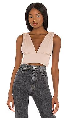 superdown Victoria Ruched Top in Nude from Revolve.com | Revolve Clothing (Global)