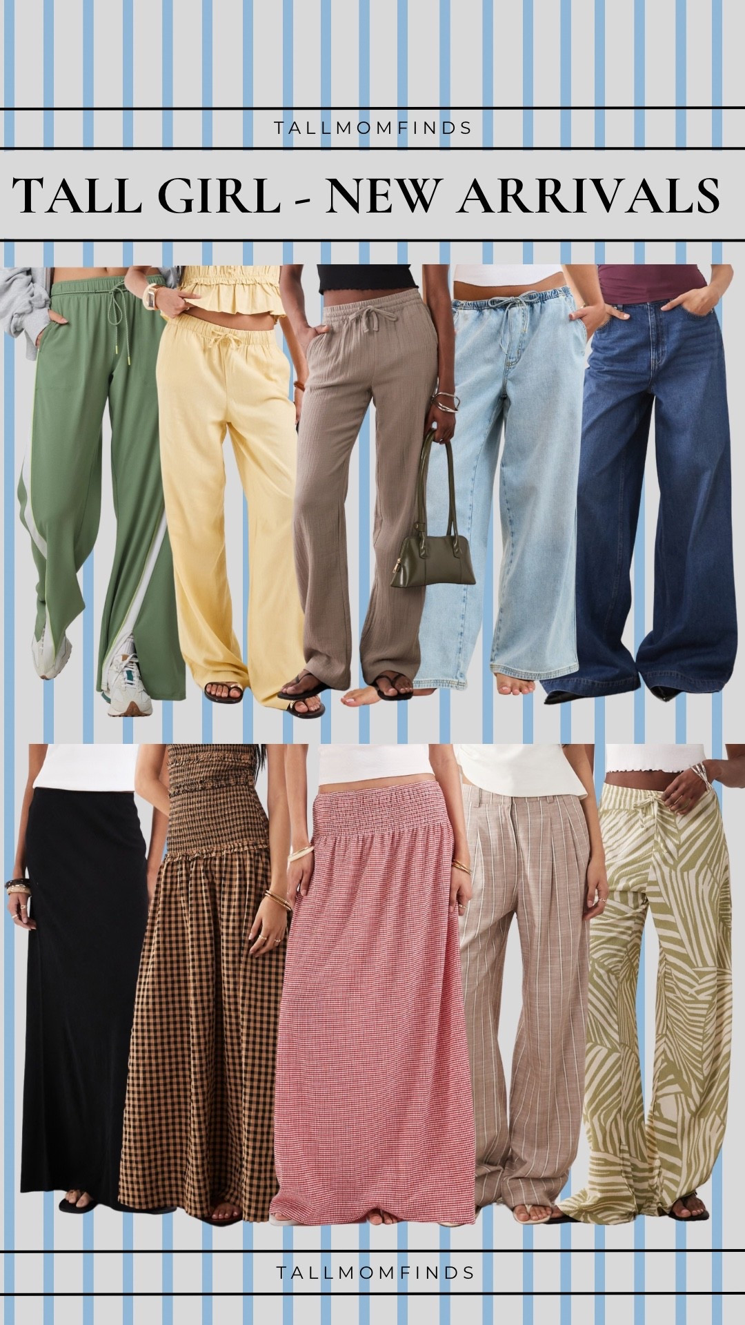 New arrivals made for tall girls! finally bottoms that actually fit the length — from effortless maxi skirts to everyday jeans and breezy linen pants.

maxi skirts, track pants, linen pants, tall jeans, long inseam, tall girl outfits, elevated basics, spring outfits, casual style

#LTKTall #LTKSeasonal #LTKActive