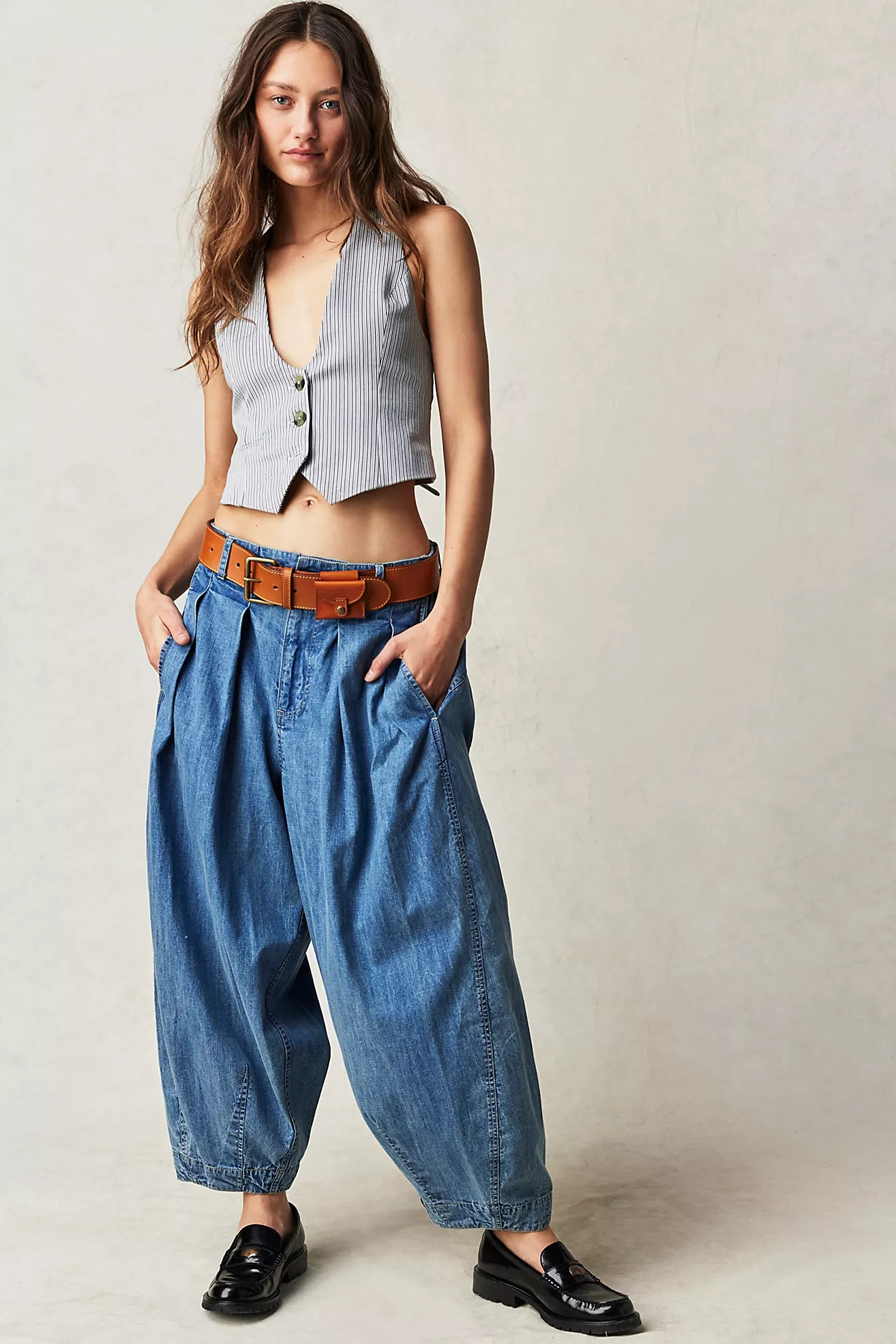 We The Free Ridley Pull-On Barrel Jeans | Free People (Global - UK&FR Excluded)