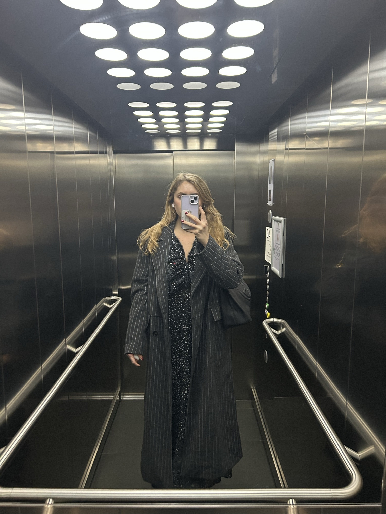 office outfit, grey pinstripe wool coat, what i wore to work, workwear 

 #LTKuk #LTKwinter #LTKworkwear