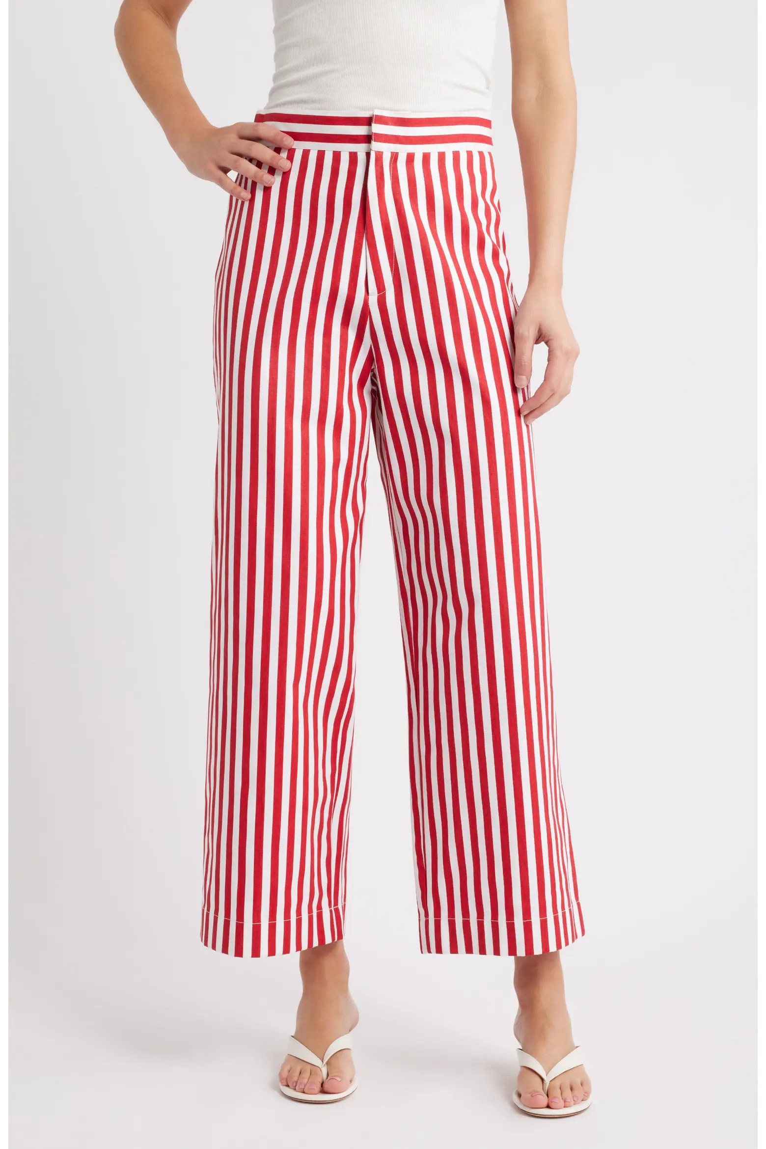 Keller Stripe Wide Leg Pants (Women) | Nordstrom | Nordstrom