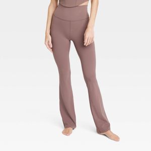 Women's Everyday Soft Ultra High-Rise Flare Leggings - All In Motion™ Brown S | Target