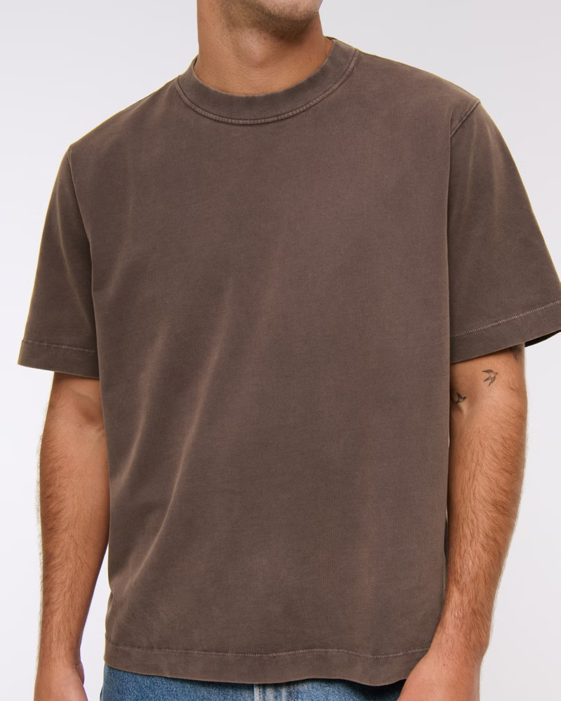 Men's Premium Heavyweight 2.0 Tee | Men's Tops | Abercrombie.com | Abercrombie & Fitch (US)