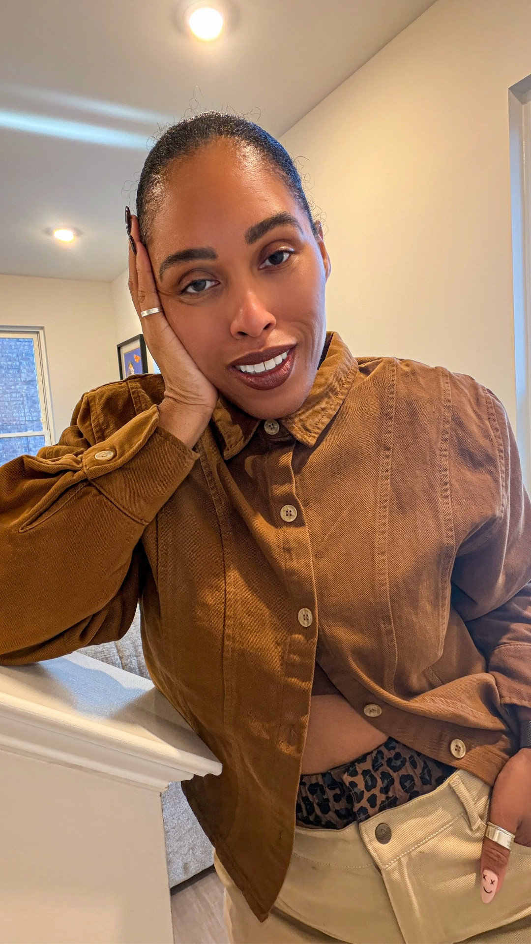 A head-to-toe brown moment — an ASOS corduroy shoulder-pad button-down styled with Adidas bermuda jorts, finished with brown Vince Camuto boots and a mini Coach bag 🤎✨
Tonal, textured, and effortlessly cool.

#BrownTones #TonalDressing #BermudaJorts #CorduroyStyle
#ElevatedStreetwear #NeutralStyle #FallStyleInspo #ASOS #Adidas #VinceCamuto
#LTKCreator #EffortlessChic #EverydayStyle

#LTKgrwm #LTKdayinmylife #LTKootd