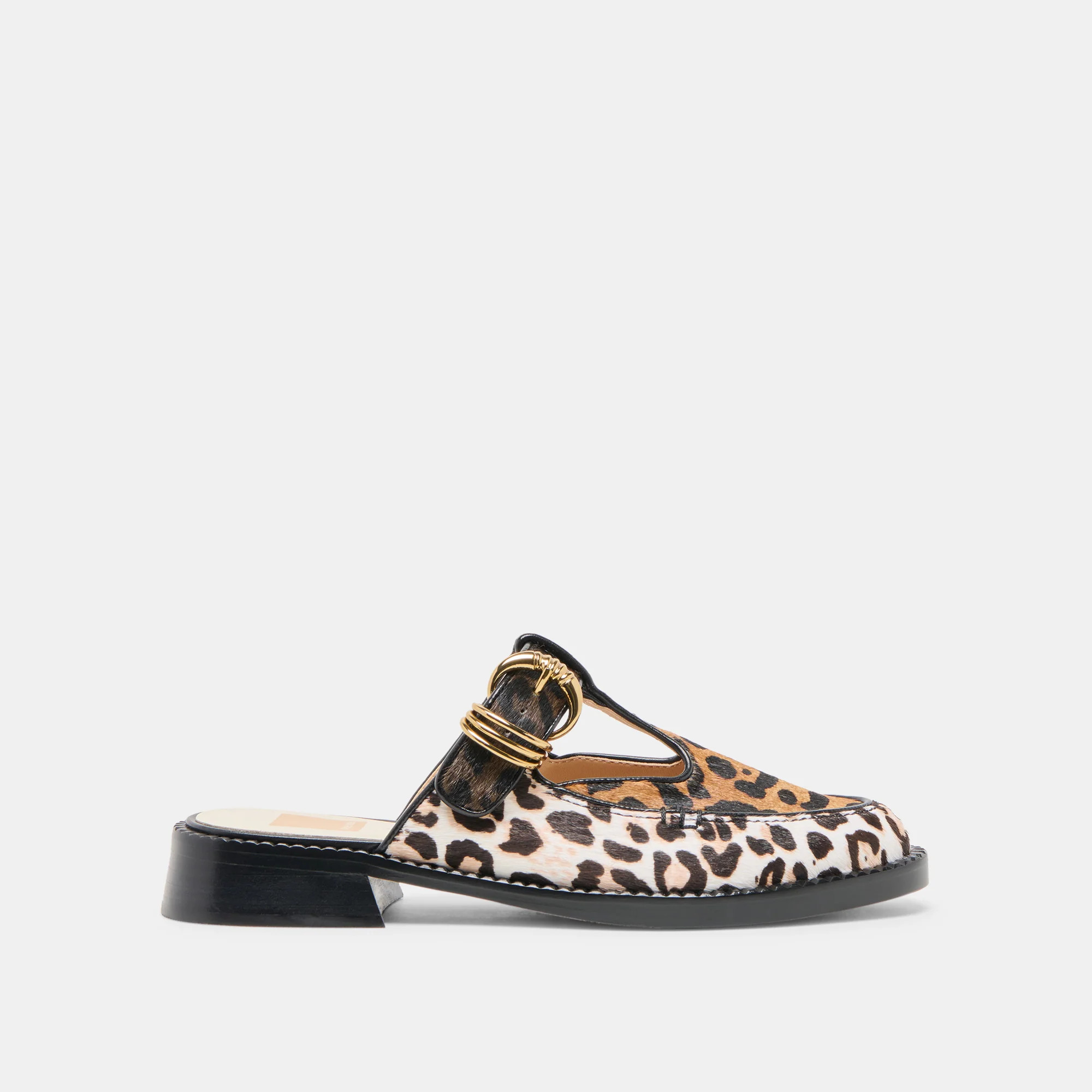 Harlah Flats Leopard Multi Calf Hair | DolceVita.com