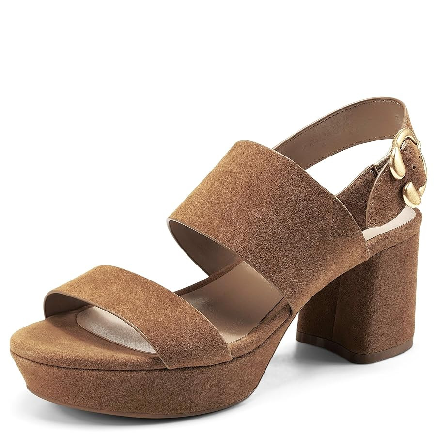 Aerosoles Women's Camera Platform Heeled Sandal | Amazon (US)