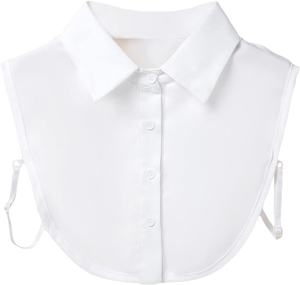 Verdusa Women's Fake Collar Detachable Dickey Collar Half Shirts Blouse | Amazon (US)