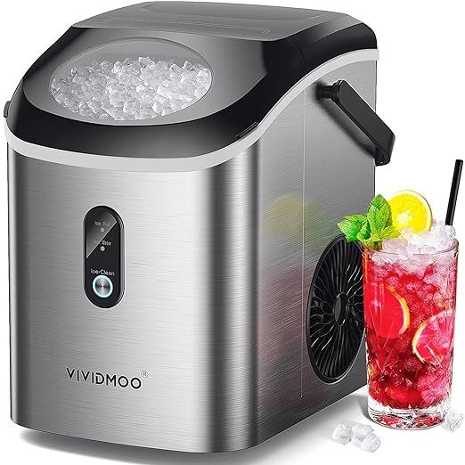Nugget Ice Makers Countertop, 33 Lbs/Day Sonic Ice Maker, Countertop Ice Maker with Tooth-Friendl... | Amazon (US)