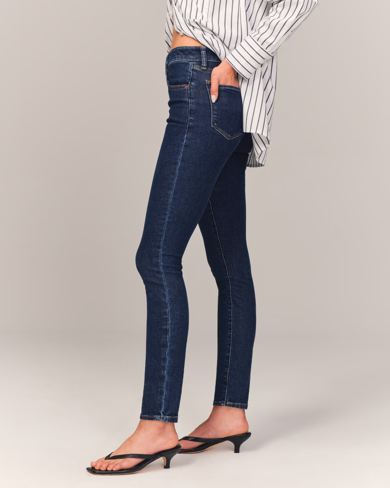 High Rise Super Skinny Ankle Jean | Abercrombie & Fitch (US)