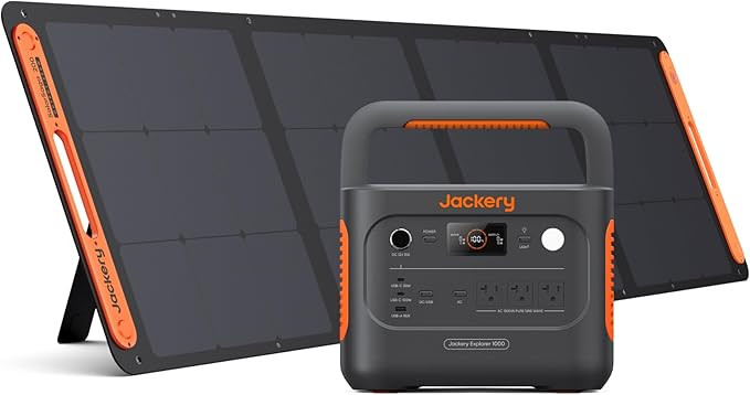 Jackery Solar Generator 1000 v2 with 200W Solar Panel(2024 New),1070Wh Portable Power Station LiF... | Amazon (US)