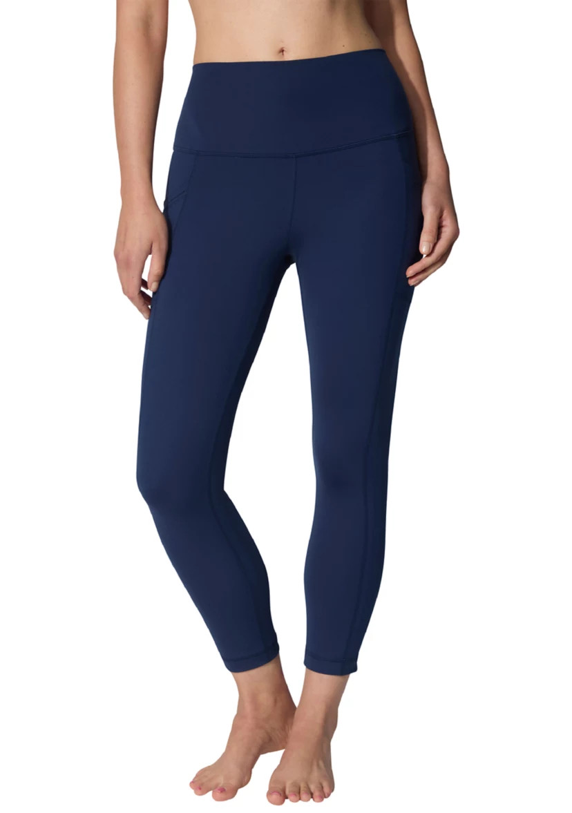Women's High Rise Interlock Tribeca Cropped Leggings with Side Pocket | Belk