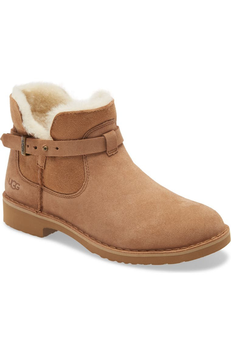 Elisa Genuine Shearling Bootie | Nordstrom