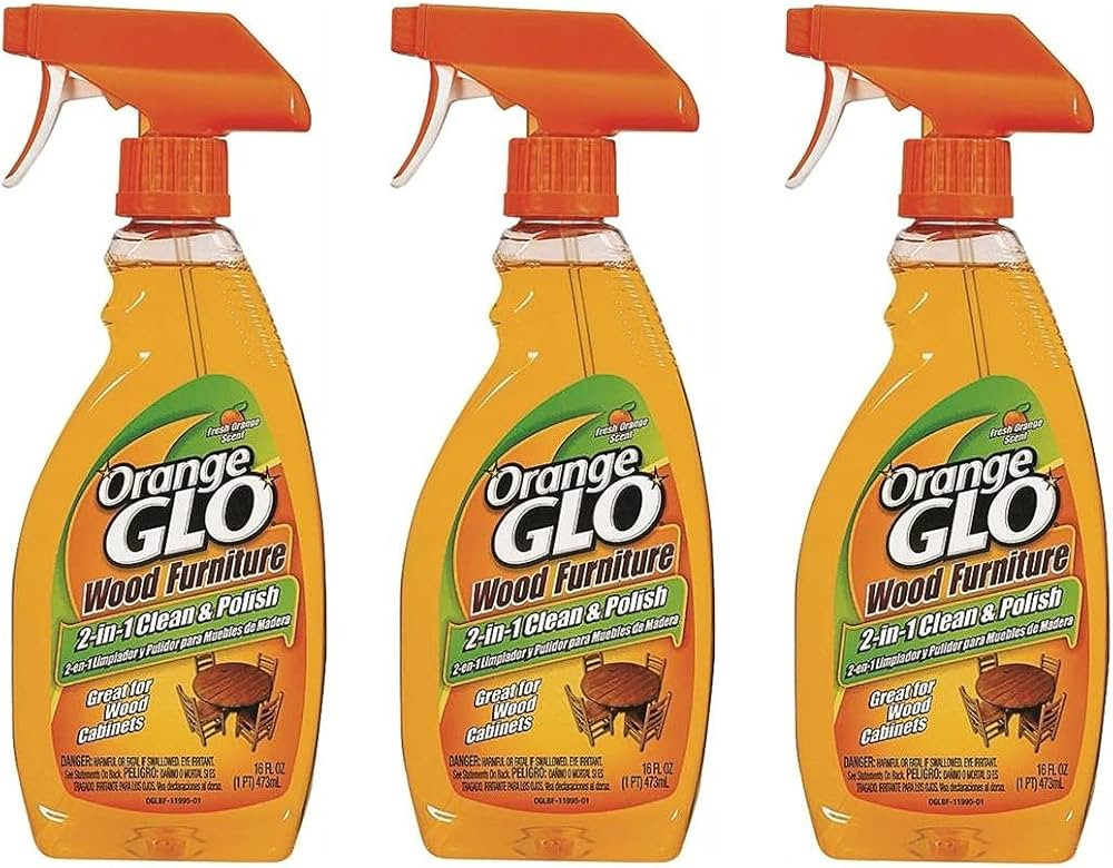 Glo 640823841079 (Pack of 3) Wood Furniture 2-in-1 Clean and Polish, 48 Fl Oz total | Amazon (US)