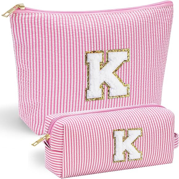 YOOLIFE Birthday Gifts for 3 4 5 6 7 8 9 10 11 12 13 Year Old Girls - Personalized Cute Pink Init... | Amazon (US)