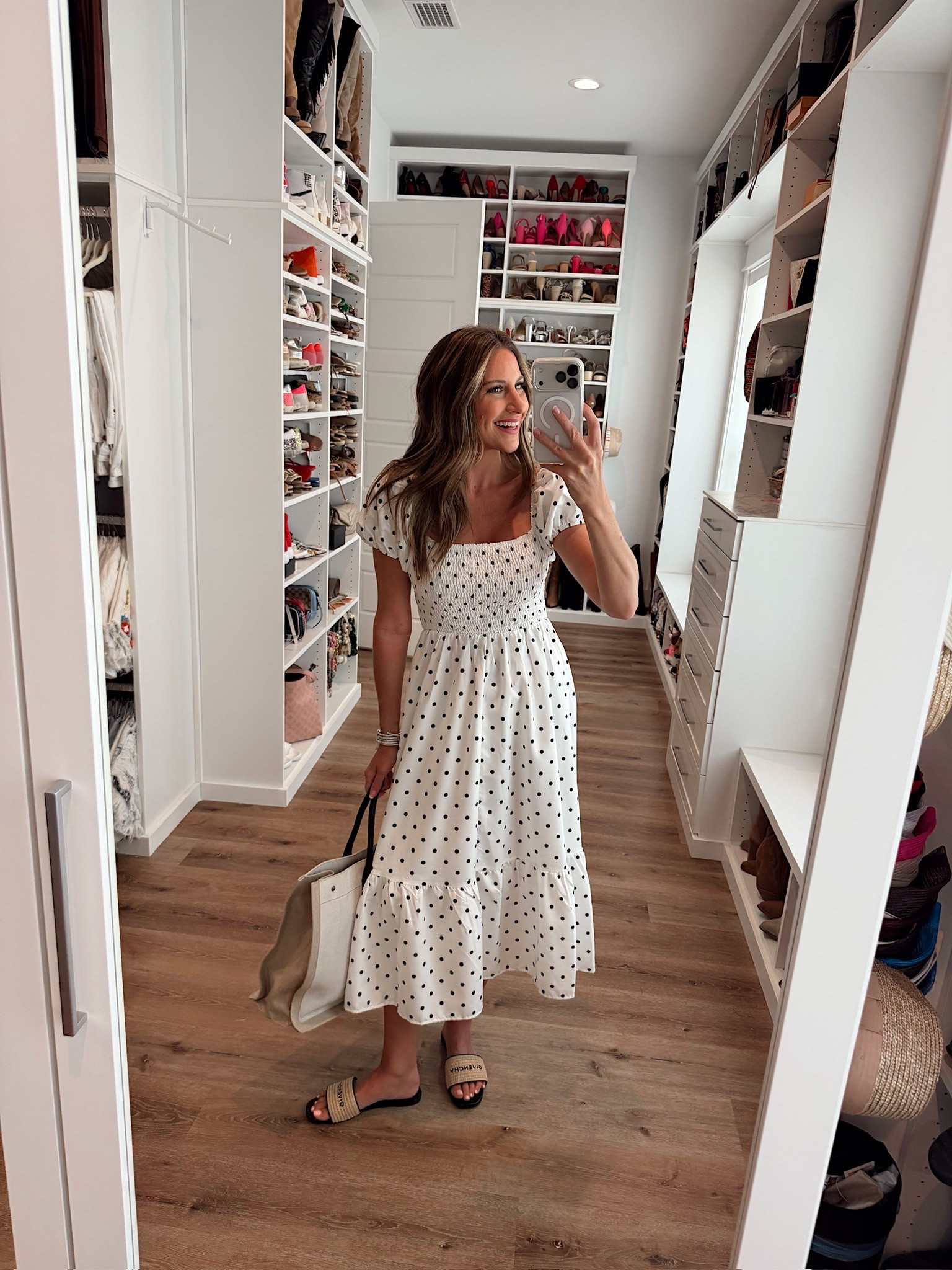 In a small dress, sandals, bag and accessories - fits tts.

#LTKSeasonal #LTKootd #LTKgrwm