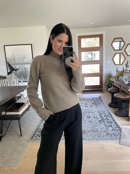 A sweater so nice you buy it in 4 colors! I’m wearing the size medium but could have gone with my usual size small.

Only $28 and the sleeve details are stunning!

I linked my wide leg pants but they sadly just sold out! Hoping they restock!

Walmart, Walmart finds, Walmart fashion, holiday outfit

#LTKHoliday #LTKstyletip #LTKunder50
