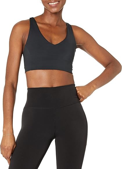 Amazon Essentials Women's Active Sculpt v Neck Sports Bra (Available in Plus Size) | Amazon (UK)