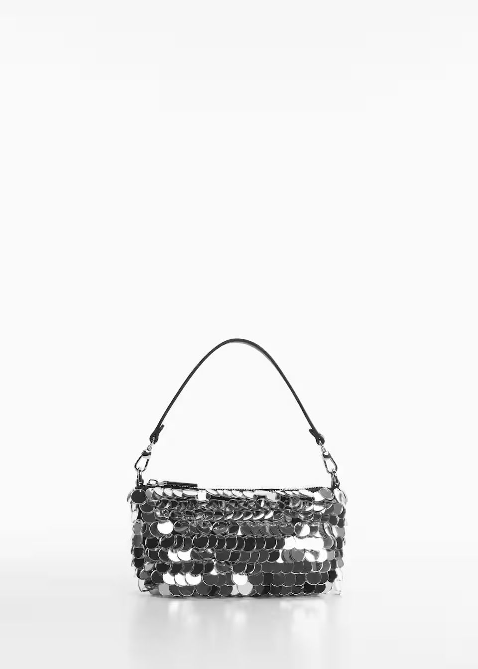 Short handle sequins bag -  Women | Mango USA | MANGO (US)