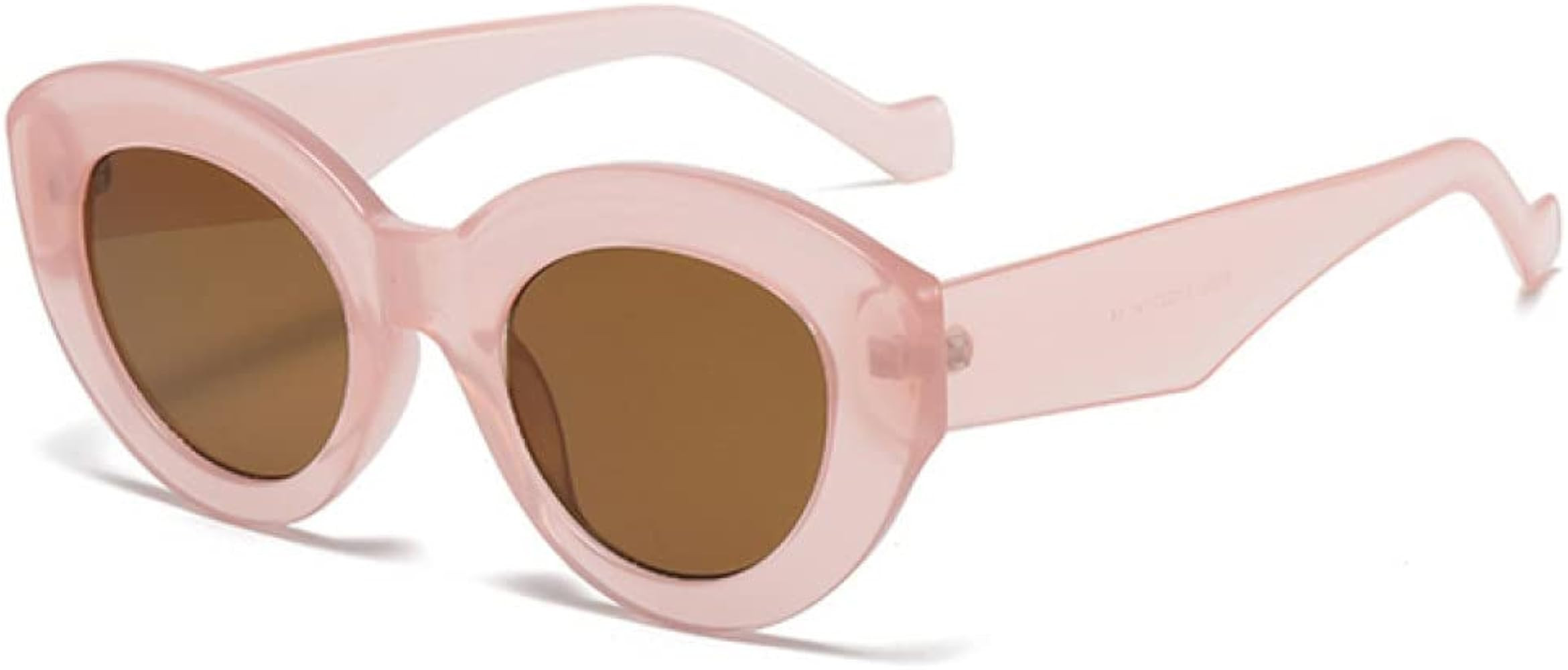 Popular Fashion Oversized Cat Eye Women Sunglasses Retro Leopard Shades UV400 Men Trending Oval S... | Amazon (US)