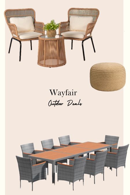 Wayfair has so many good deals going on this week with their outdoor furniture! If you’re trying it revamp your patios these deals are hard to pass up! 

#LTKhome #LTKU #LTKsalealert