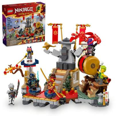 NINJAGO Tournament Battle Arena Playset With 6 Minifigures, Action Toy For Kids, Ninja Toy Building Set, Birthday Gift Idea For Boys And Girls Aged 7 | SHEIN