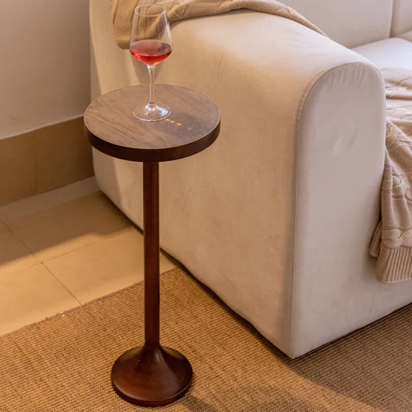 Jilyn 24'' Tall Pedestal End Table | Wayfair North America