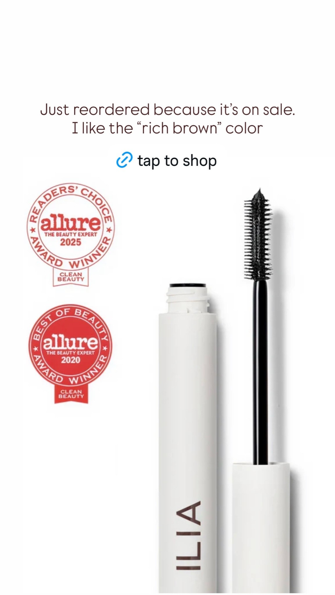 I just reordered this mascara because I’ve been using it for a few weeks now and really love it! Grabbed two more while they’re on sale (I like the “rich brown” color)

#LTKmorningroutine #LTKselfcare #LTKBeauty