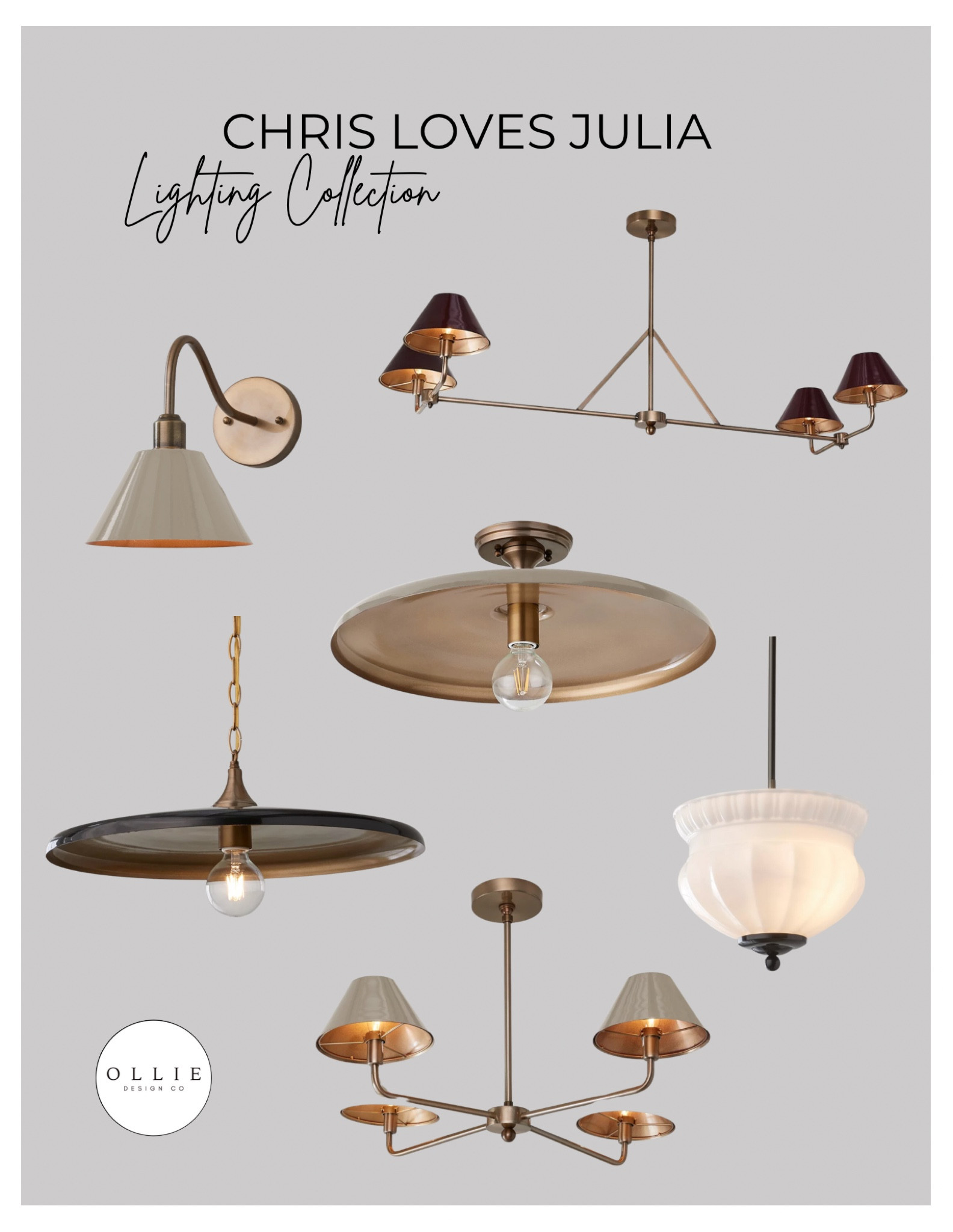 Here are some beautiful lighting products from some of my favorite content creators…  Fall in love with the unique transitional style of these pieces🖤
#shadesoflight
#lighting
#lightfixtures
#chrislovesjulia
#sconce
#pendant
#chandelier
#semiflush

#LTKFind 

#LTKhome