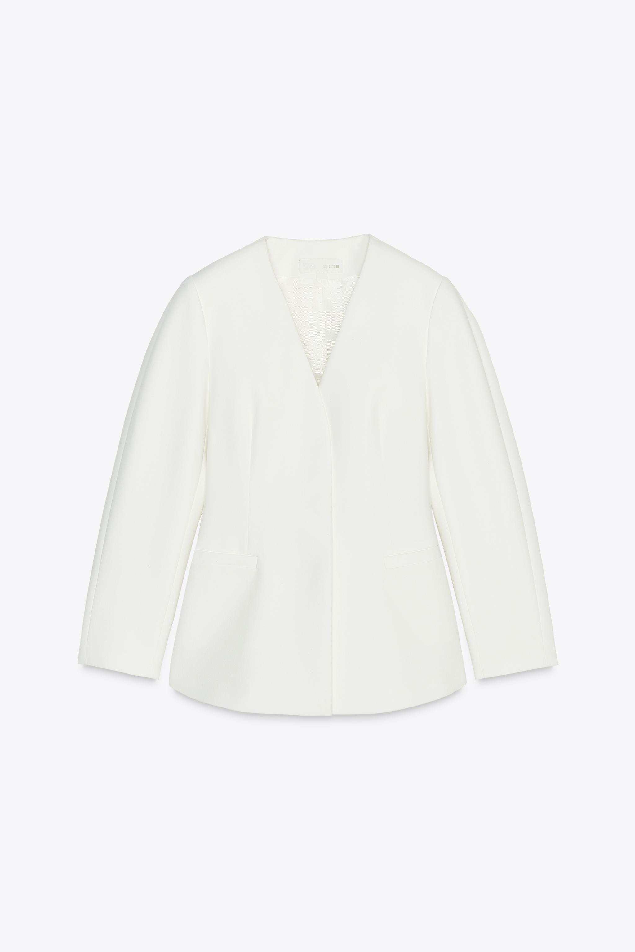 LAPELLESS TAILORED BLAZER | Zara UK