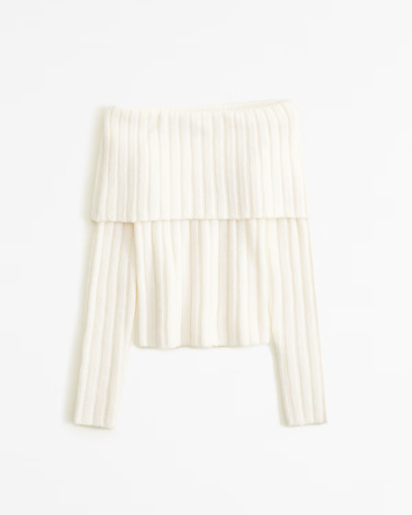 Off-The-Shoulder Sweater Top | Abercrombie & Fitch (US)