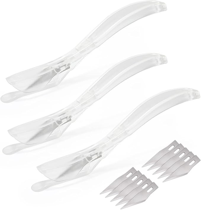 Gomake Vinyl Wrap Cutter Wrapping Paper Cutter Knife, Gift Wrap Cutter,Concealed Blade Safety Kni... | Amazon (US)