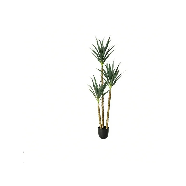 Artificial Tree Faux Agave Plant Tall Faux Plant in Pot with Lifelike Leaves and Bark Ideal for H... | Walmart (US)