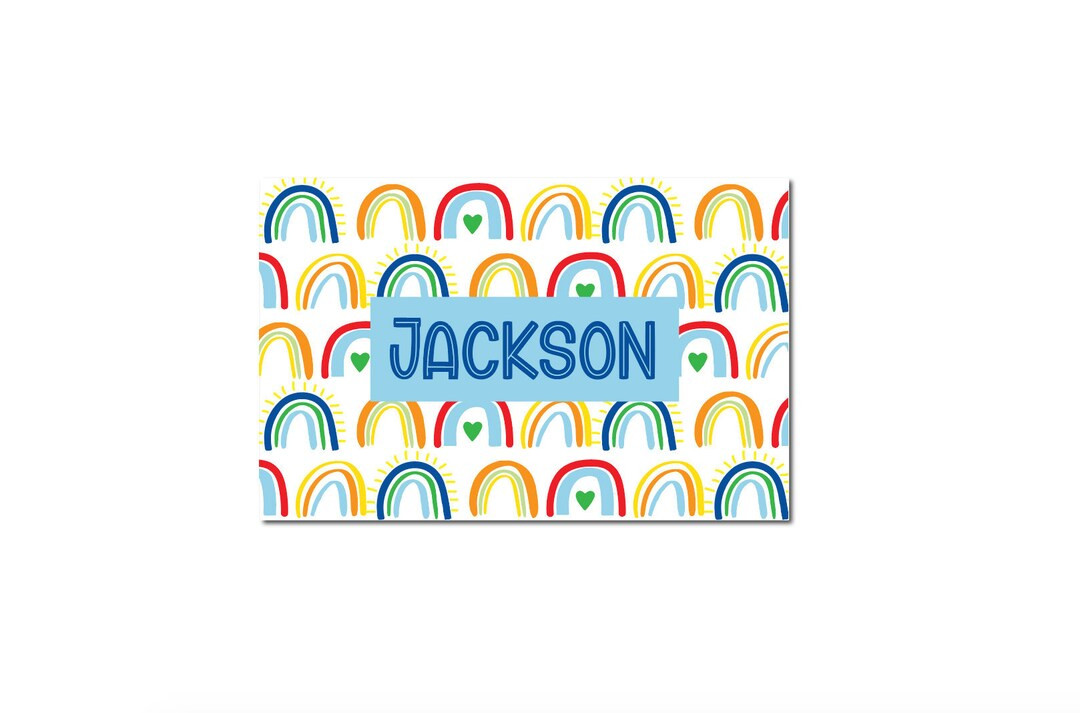 Kids Placemat, Laminated Placemat, Personalized Placemat for Kids, Customized Placemats for Kids,... | Etsy (US)