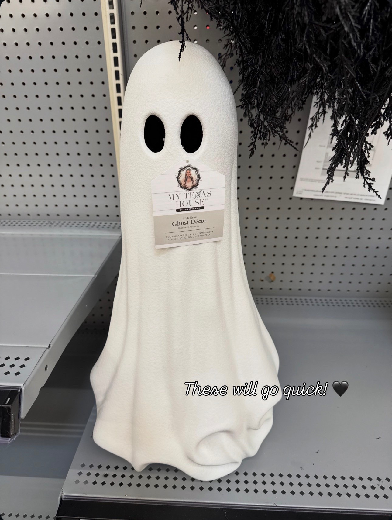 Walmart✨ My Texas House Halloween Large Ghost Tabletop Decoration, Black and White, 22"

#LTKHome #LTKSeasonal #LTKdayinmylife