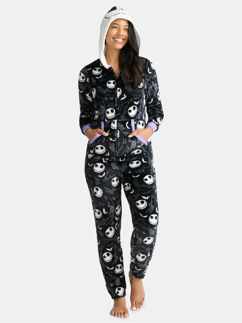 Disney Nightmare Before Christmas Women's Jack Skellington Graphic Union Suit, Sizes XS-3X | Walmart (US)