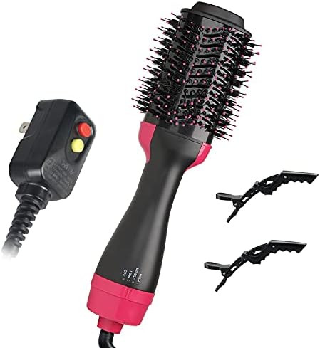 Hair Dryer Brush Blow Dryer Brush in One, Hot Air Brush One Step Hair Dryer and Volumizer Negativ... | Amazon (US)