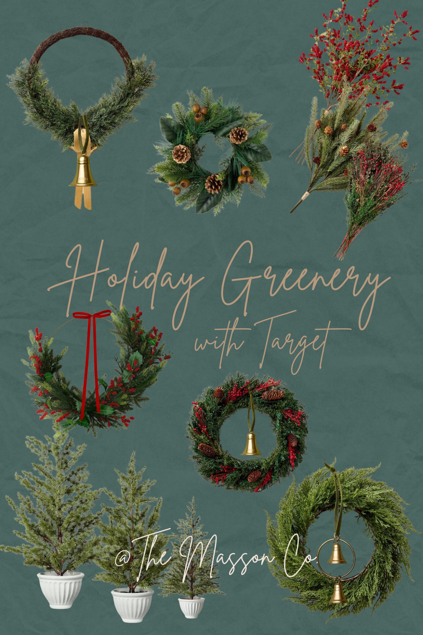 Affordable holiday greens we love!! 

#LTKHome #LTKSeasonal #LTKHoliday