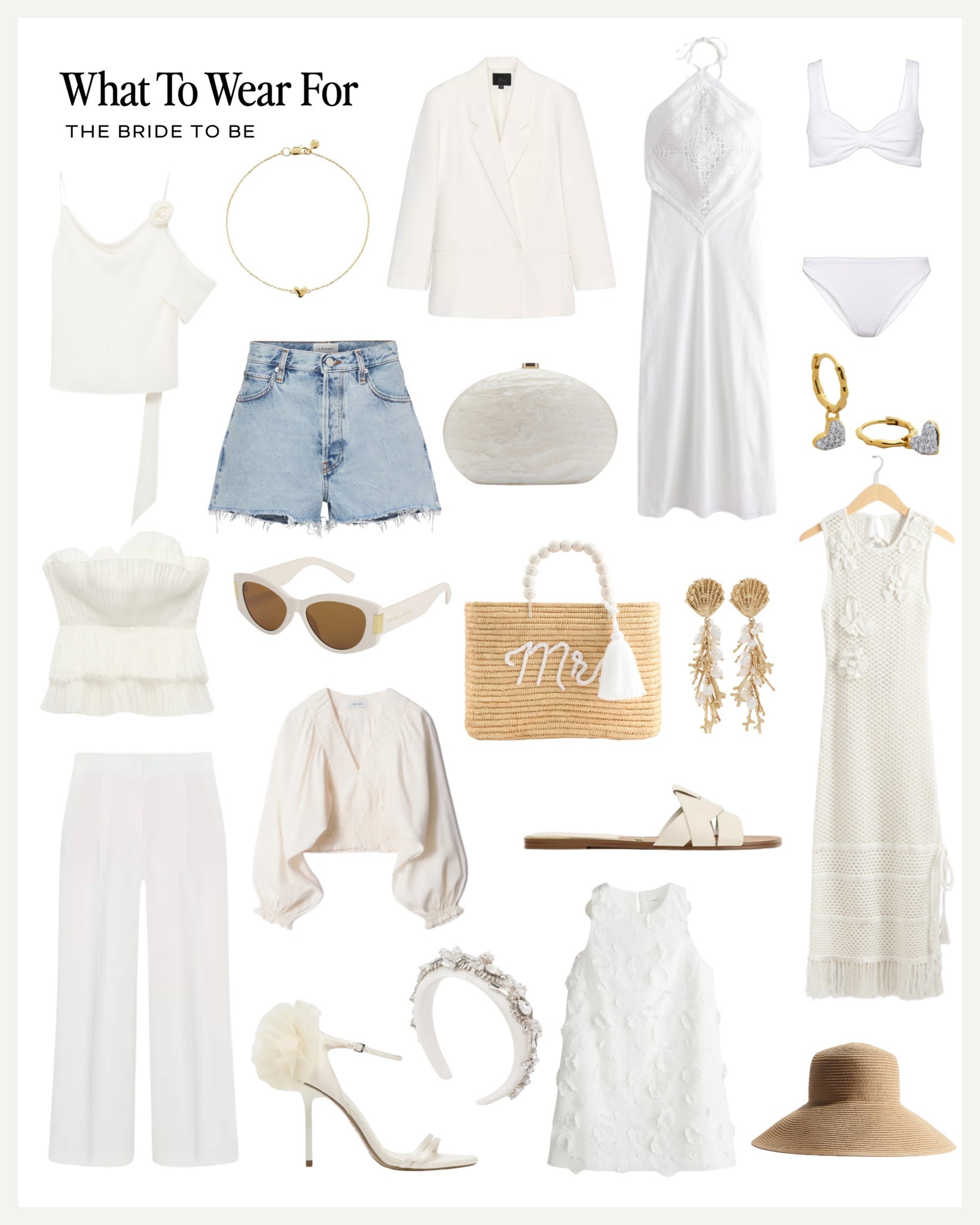 The Summer Bride to be capsule wardrobe 💒 💍 🤍 

#LTKsummer #LTKswimwear #LTKwedding