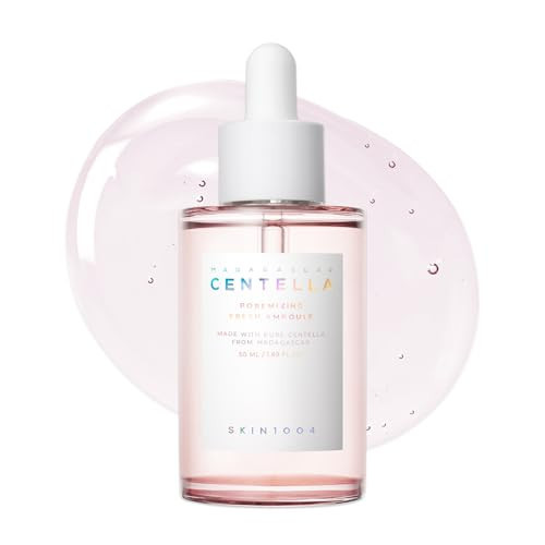 SKIN1004 Centella Poremizing Fresh Ampoule 1.69 fl.oz, 50ml, Korean Pink Serum for Enlarged Pores Minimizing with Madagascar Centella and Himalayan Pink Salt, Hydrating Facial Serum, Korean Skin Care | Amazon (US)