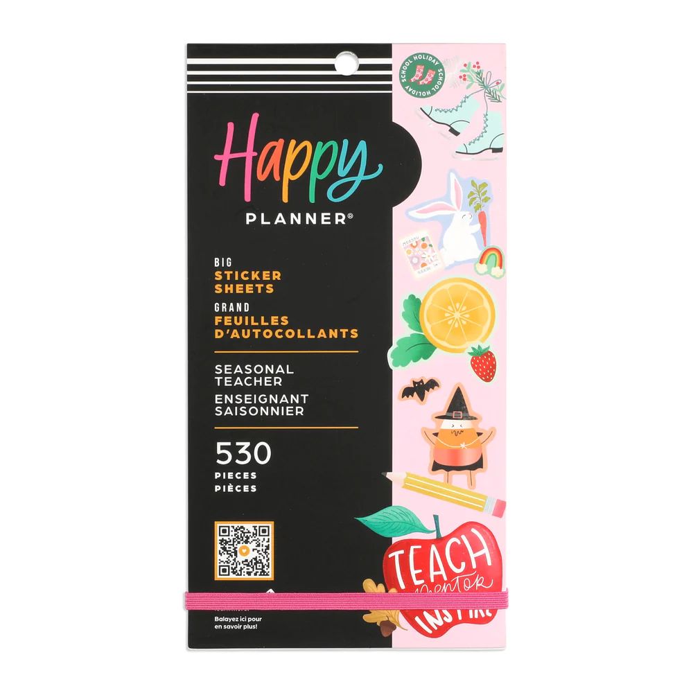 Seasonal Teacher - Value Pack Stickers - Big | The Happy Planner
