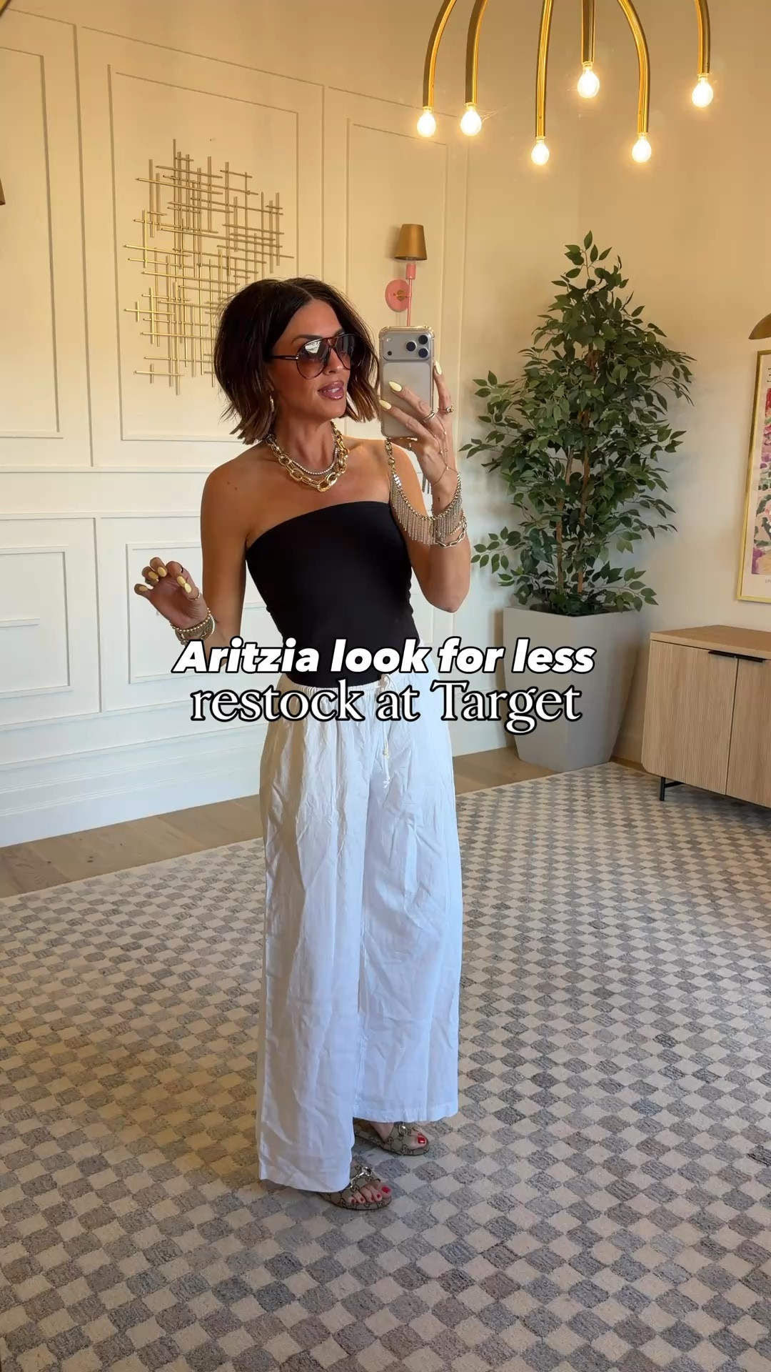 Aritzia look for less target pants
Size M
Tubetop - size S

#LTKTravel #LTKSeasonal #LTKootd